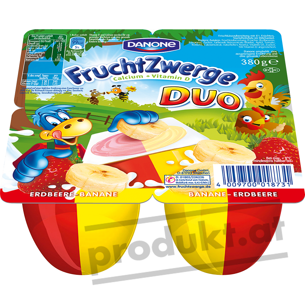Danone FruchtZwerge Duo - Comeback